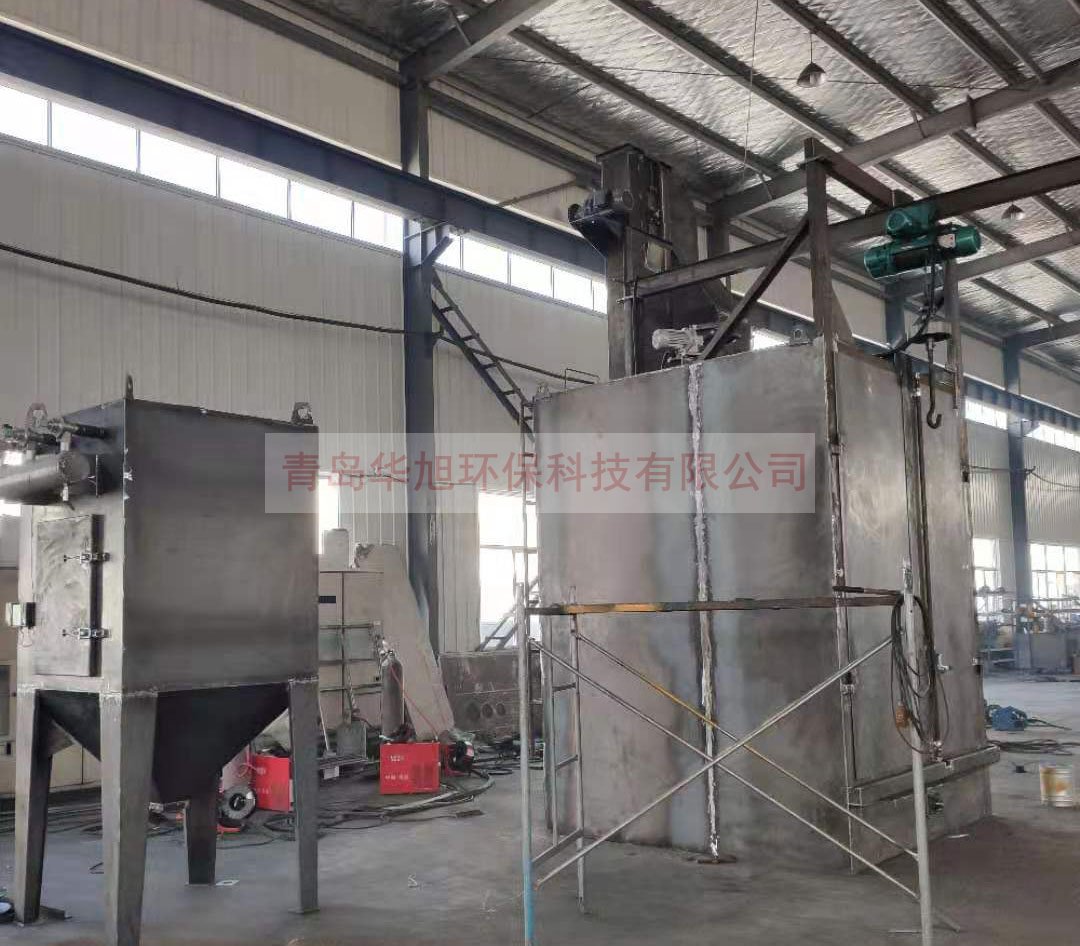 Q3710E吊鉤式拋丸機和除塵器